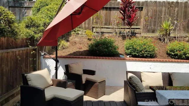 a view of deck with patio