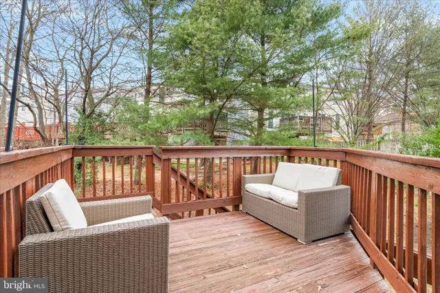 a view of roof deck with patio