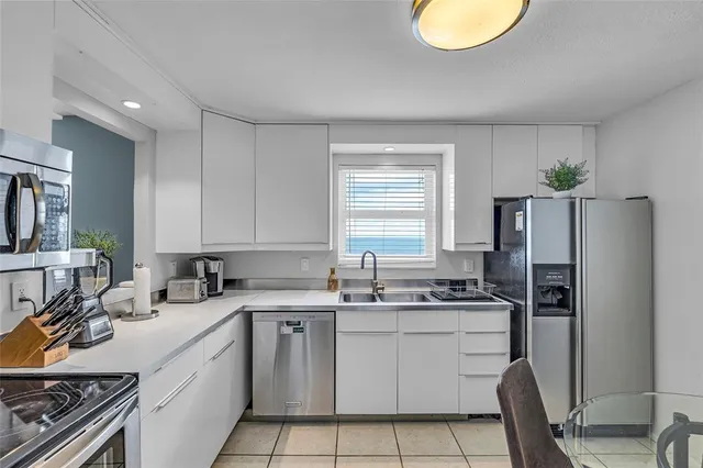 a table and chairs in a room