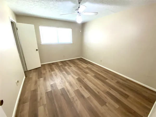 a view of a porch with a backyard