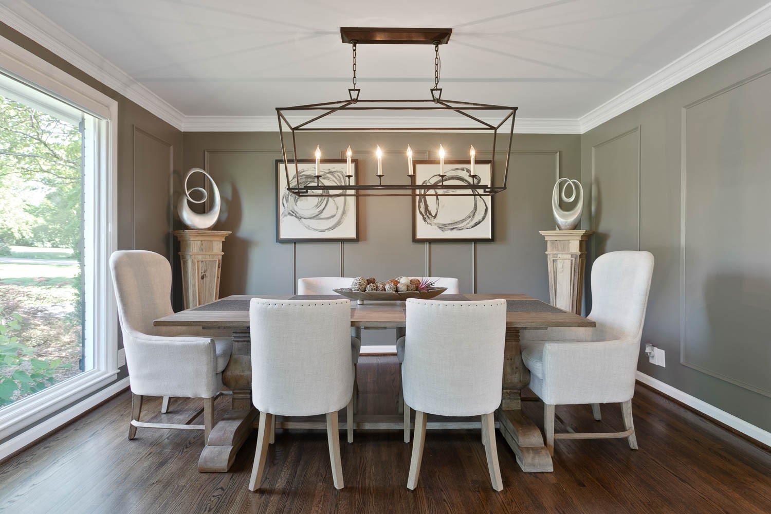 5939 Post Road Nashville, TN 37205 - Photo 12 of 49 a view of a dining room with furniture window and wooden floor