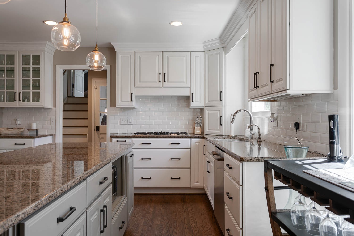 5939 Post Road Nashville, TN 37205 - Photo 18 of 49 a kitchen with stainless steel appliances granite countertop a stove sink and cabinets
