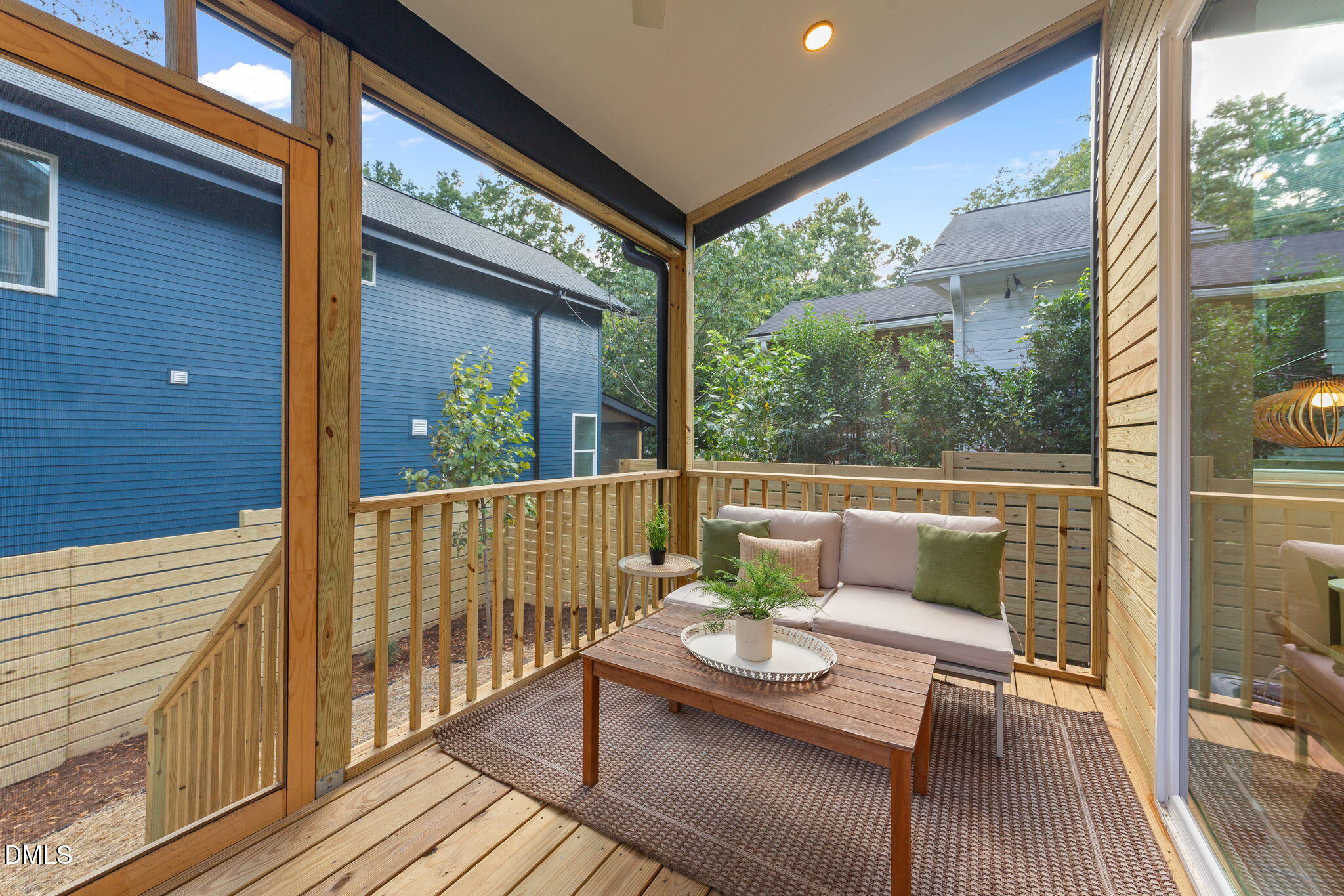301 Clark Street Durham, NC 27701 - Photo 11 of 30 a view of deck with furniture and wooden floor