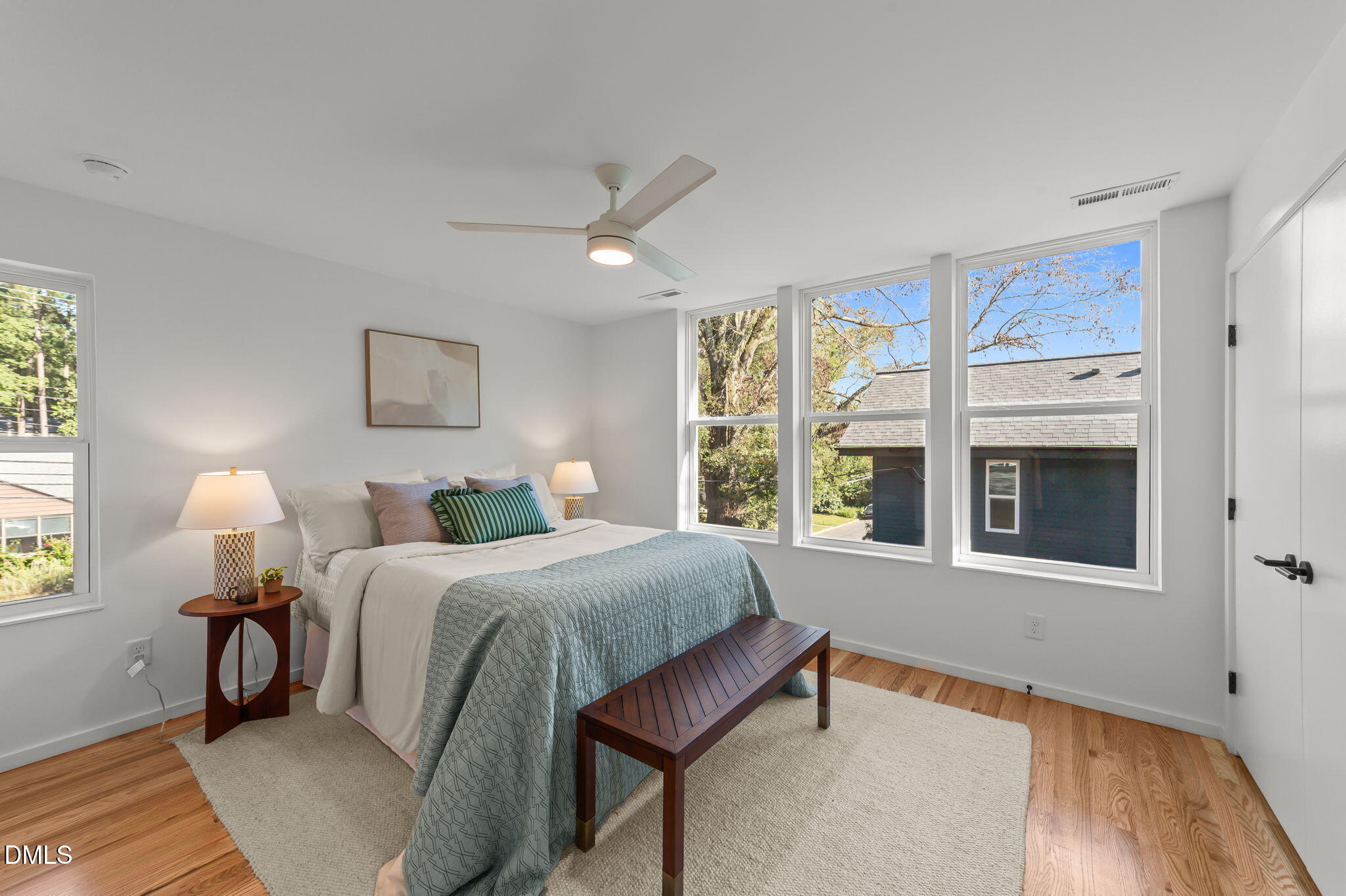 301 Clark Street Durham, NC 27701 - Photo 21 of 30 a bedroom with a bed and a window