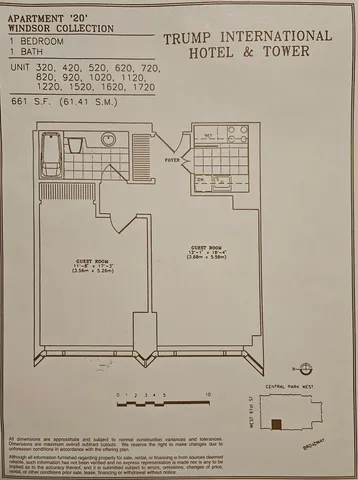 $950,000 | 1 Central Park West, Unit 1020 | Upper West Side