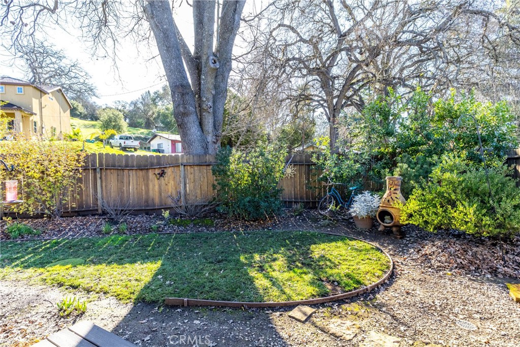 8425 Azucena Avenue Atascadero, CA 93422 - Photo 37 of 47 a view of a backyard with plants and a small yard