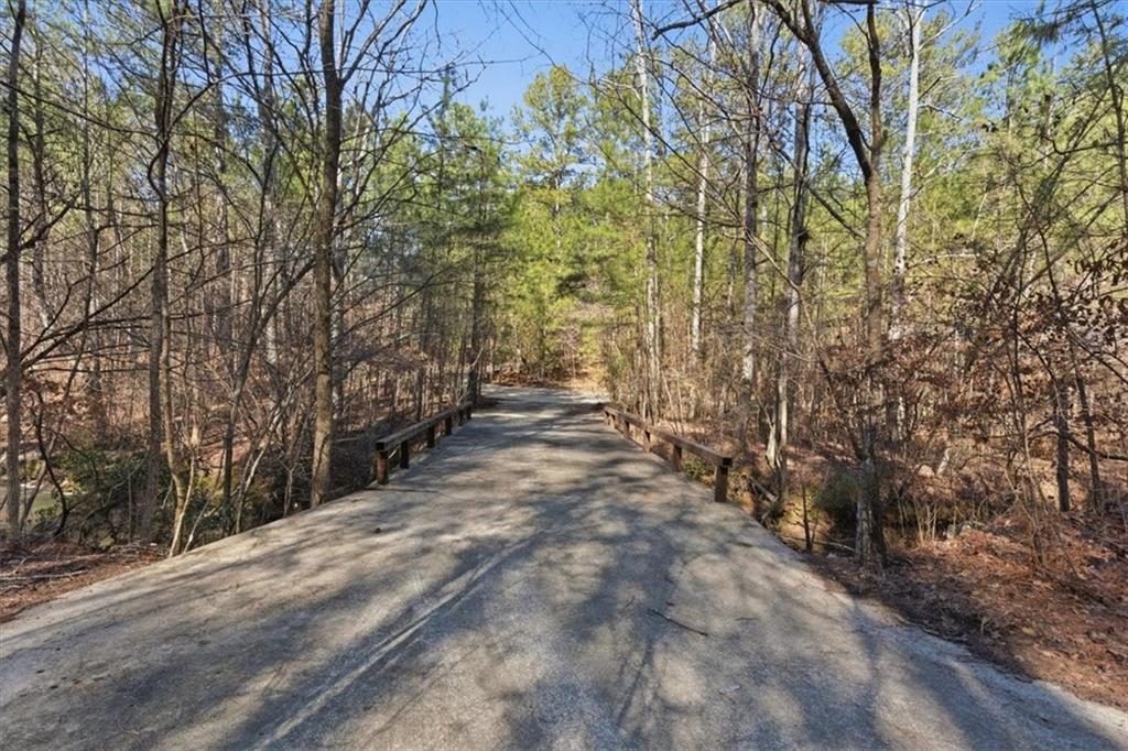 215 Pickett's Way Acworth, GA 30101 - Photo 4 of 23 a view of a pathway of a yard with large trees