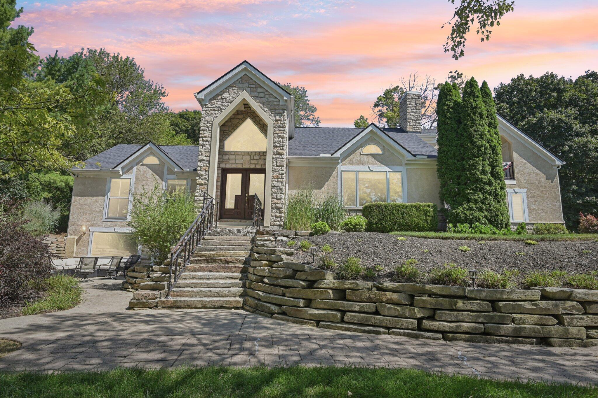 10669 Riverside Drive Powell, OH 43065 - Photo 93 of 103 Twilight Front