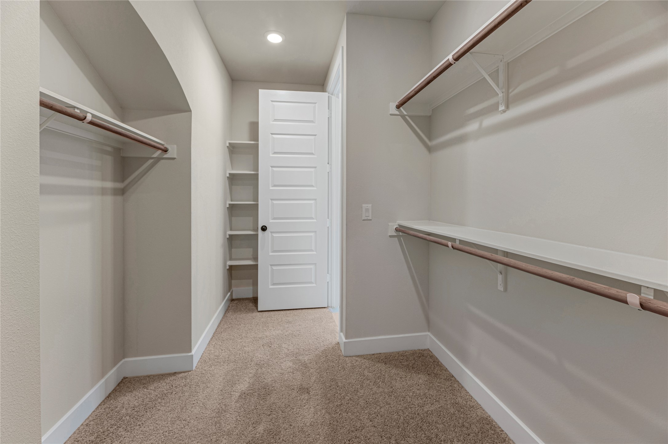 1508 Rodeo Ridge Drive Georgetown, TX 78628 - Photo 12 of 37 Walk in closet featuring light colored carpet