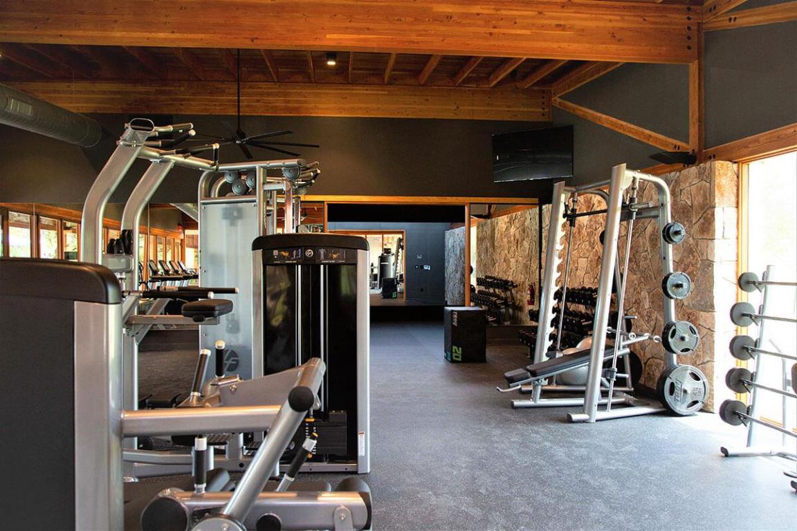 1508 Rodeo Ridge Drive Georgetown, TX 78628 - Photo 32 of 37 Workout area featuring beamed ceiling
