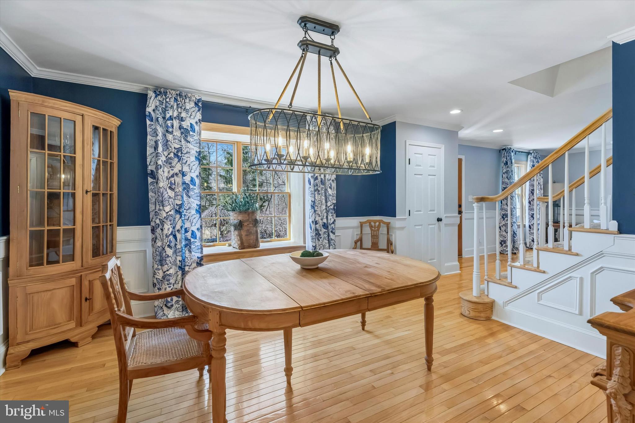 649 Glendale Road Havertown, PA 19083 - Photo 12 of 67 a view of a dining room with furniture window and wooden floor
