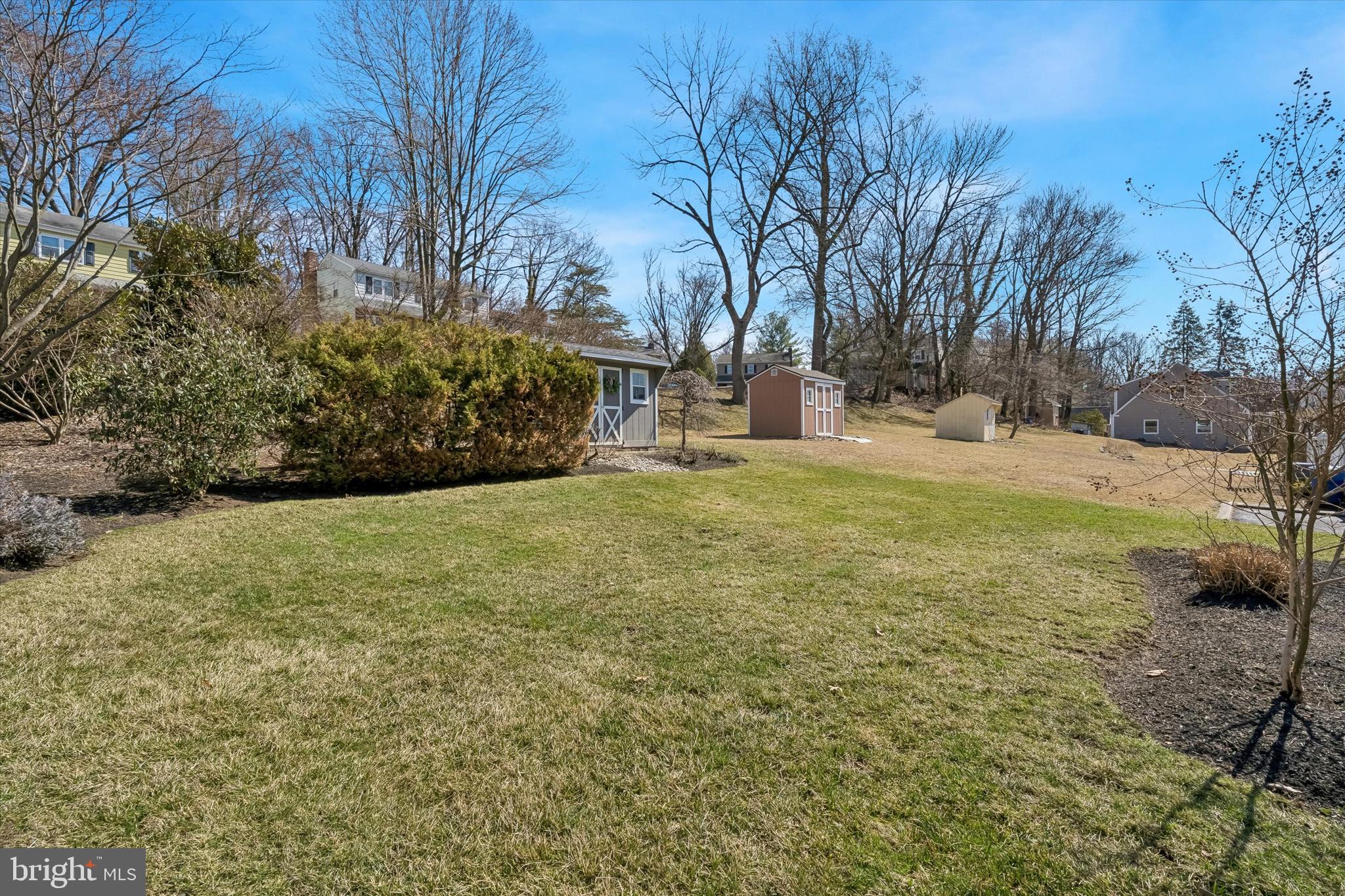 649 Glendale Road Havertown, PA 19083 - Photo 47 of 67 a view of a yard with a house and trees
