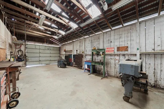 a view of an indoor porch