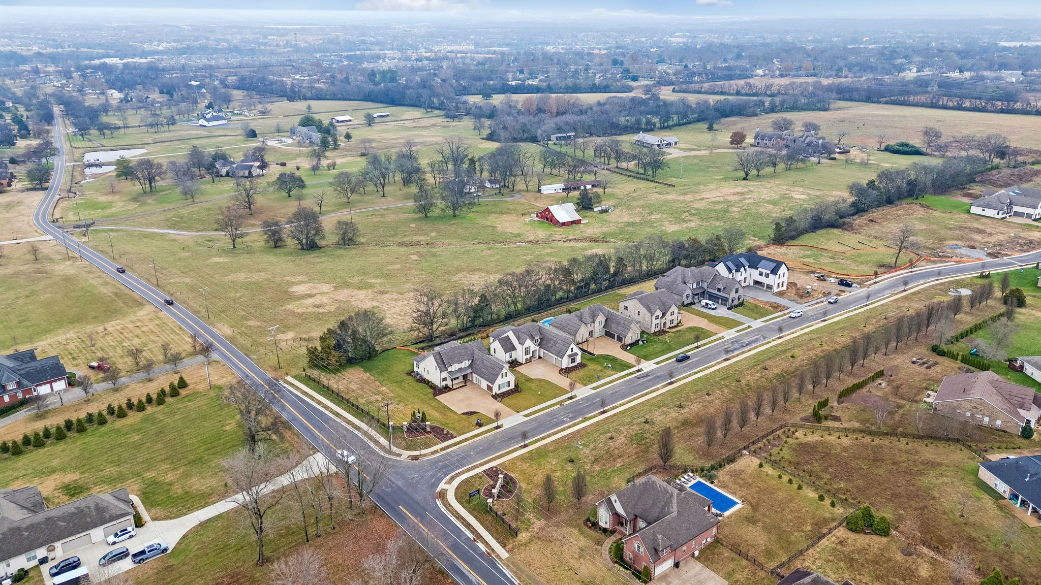 209 Bellsford Road Gallatin, TN 37066 - Photo 65 of 68 an aerial view of residential houses with outdoor space