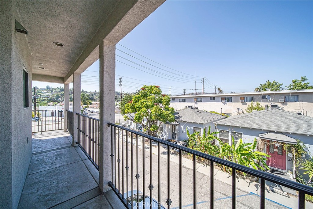 4620 Eagle Rock Boulevard, Unit 1/2 Eagle Rock, CA 90041 - Photo 16 of 26 a view of a balcony with wooden floor