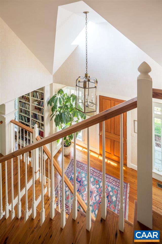4054 Garth Road Crozet, VA 22932 - Photo 34 of 50 a view of staircase with railing and windows