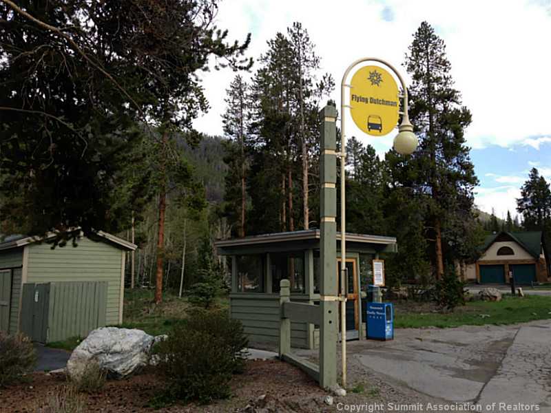 1937 Soda Ridge Road, Unit 1137 Keystone, CO 80435 - Photo 9 of 16 Exterior Front. Bus Stop
