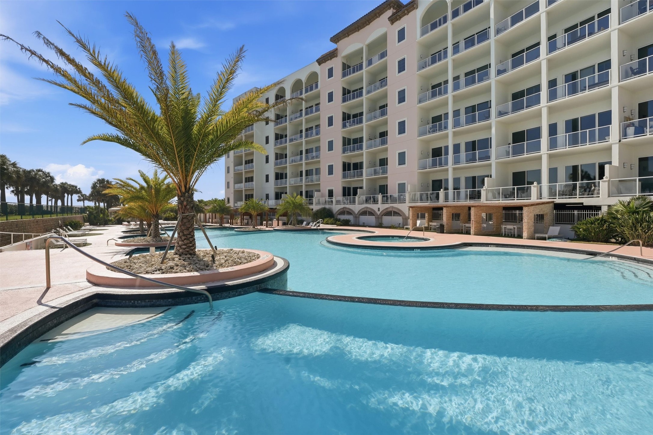10327 Termini-San Luis Pass Road, Unit 616 Galveston, TX 77554 - Photo 36 of 38 a view of a swimming pool with a patio