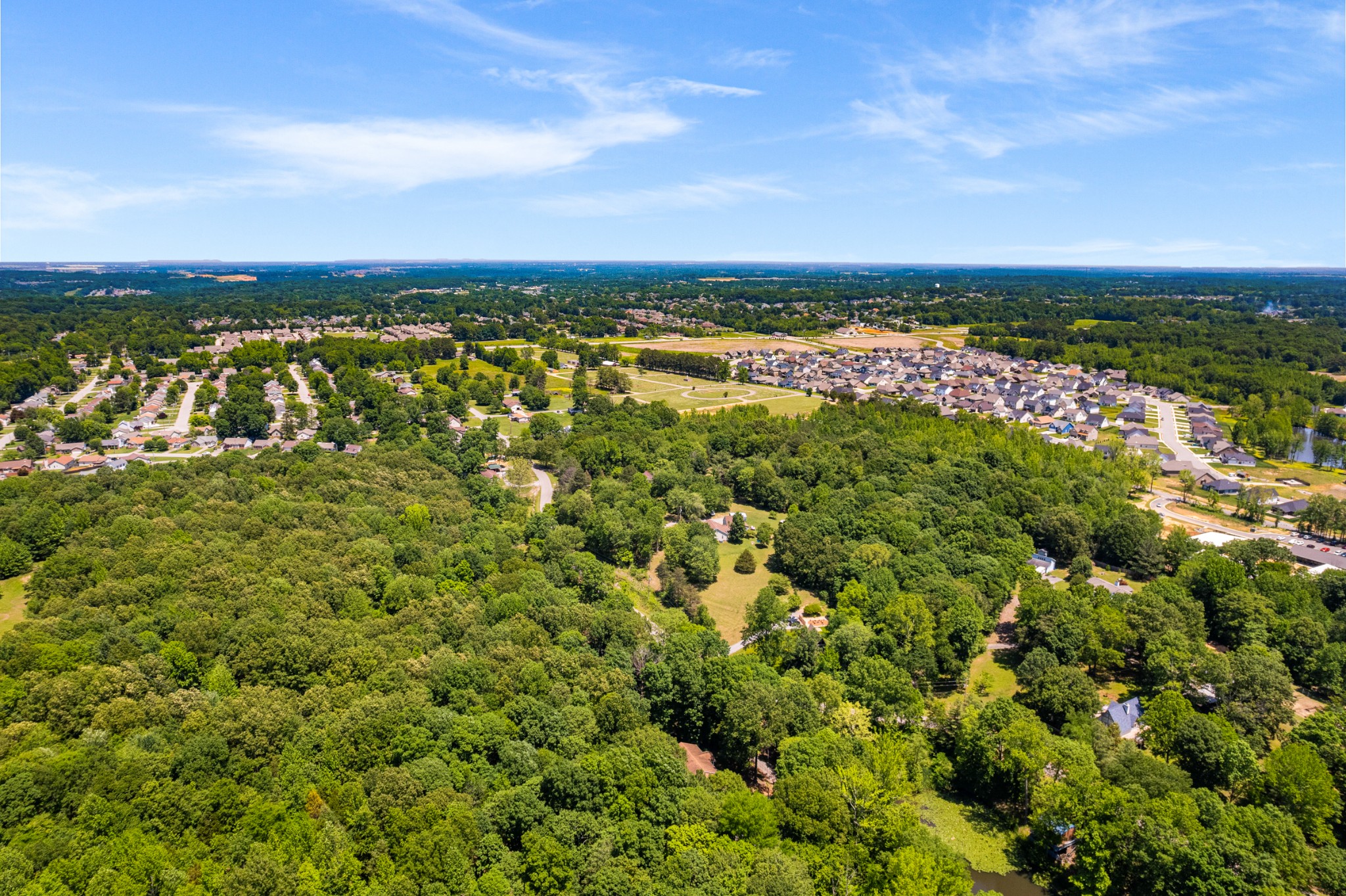 358 Harper Road Clarksville, TN 37043 - Photo 33 of 34 an aerial view of residential building and lake