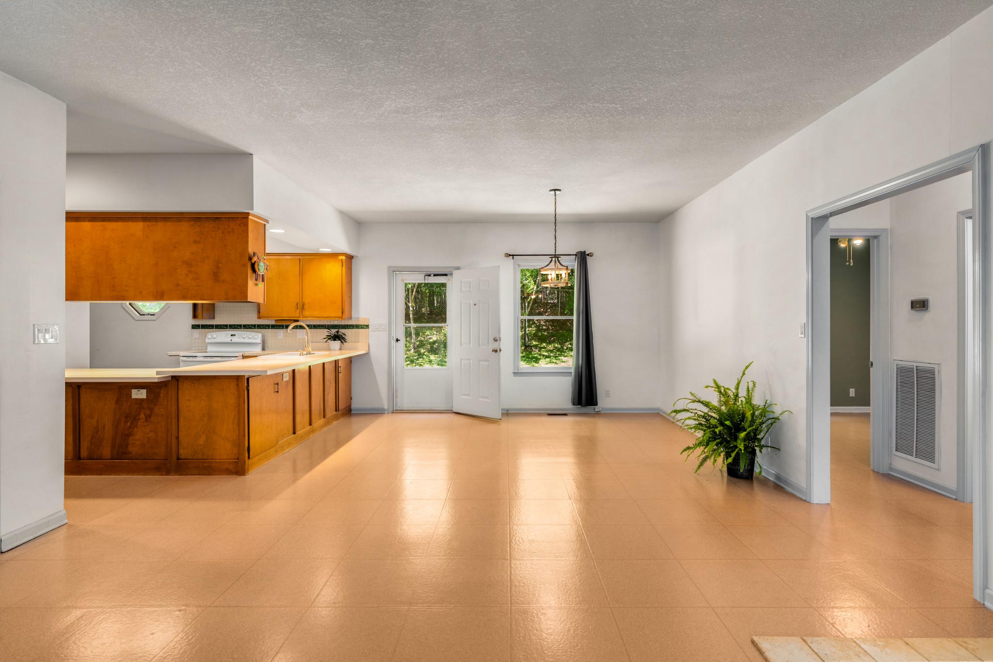 358 Harper Road Clarksville, TN 37043 - Photo 6 of 34 a view of kitchen with sink refrigerator and stove