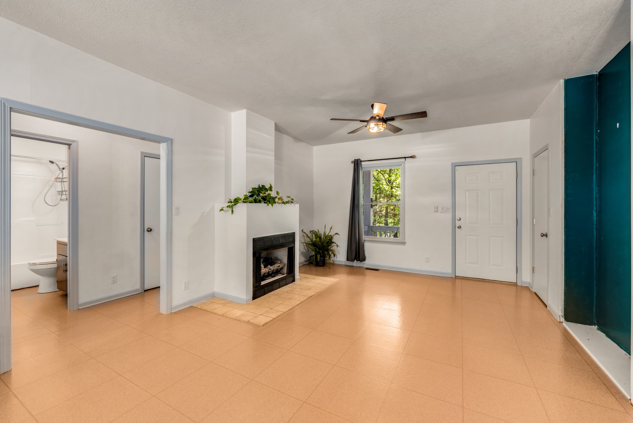 358 Harper Road Clarksville, TN 37043 - Photo 8 of 34 an empty room with windows and fireplace