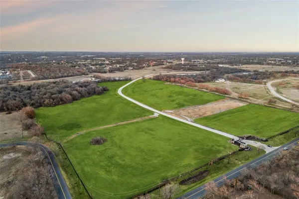 an aerial view of a football ground