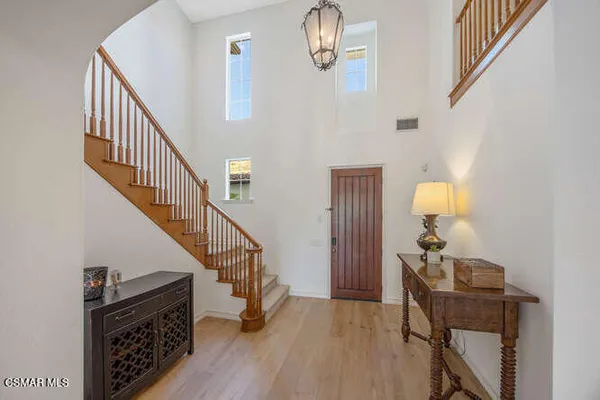 a view of livingroom with furniture and wooden floor