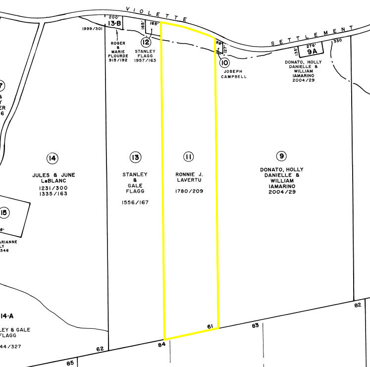500 Violette Settlement Road Fort Kent, ME 04743 - Photo 10 of 11 7 - Tax Map