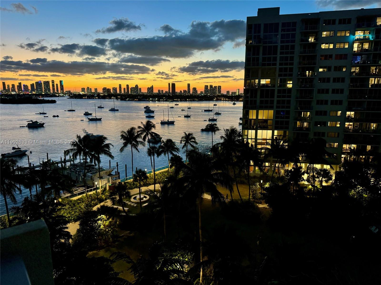 1500 Bay Road, Unit 846S Miami Beach, FL 33139 - Photo 18 of 40 a city view of a lot of people and trees