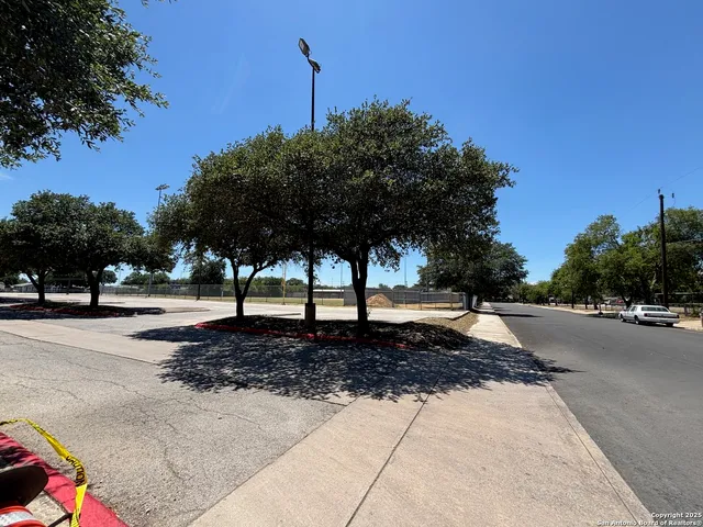 a view of a street sign