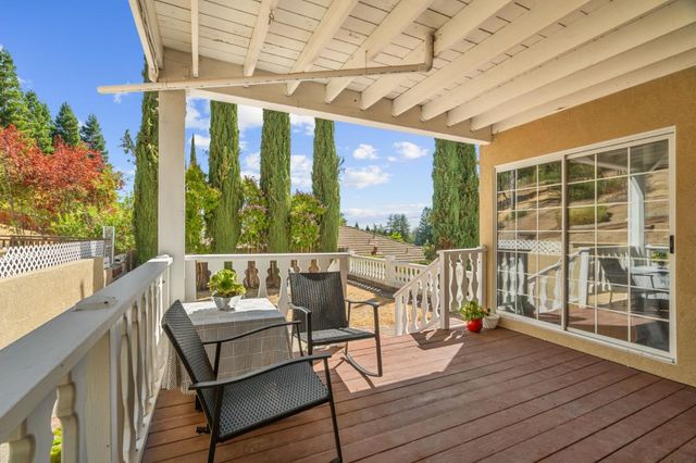 a front view of a house with a garage
