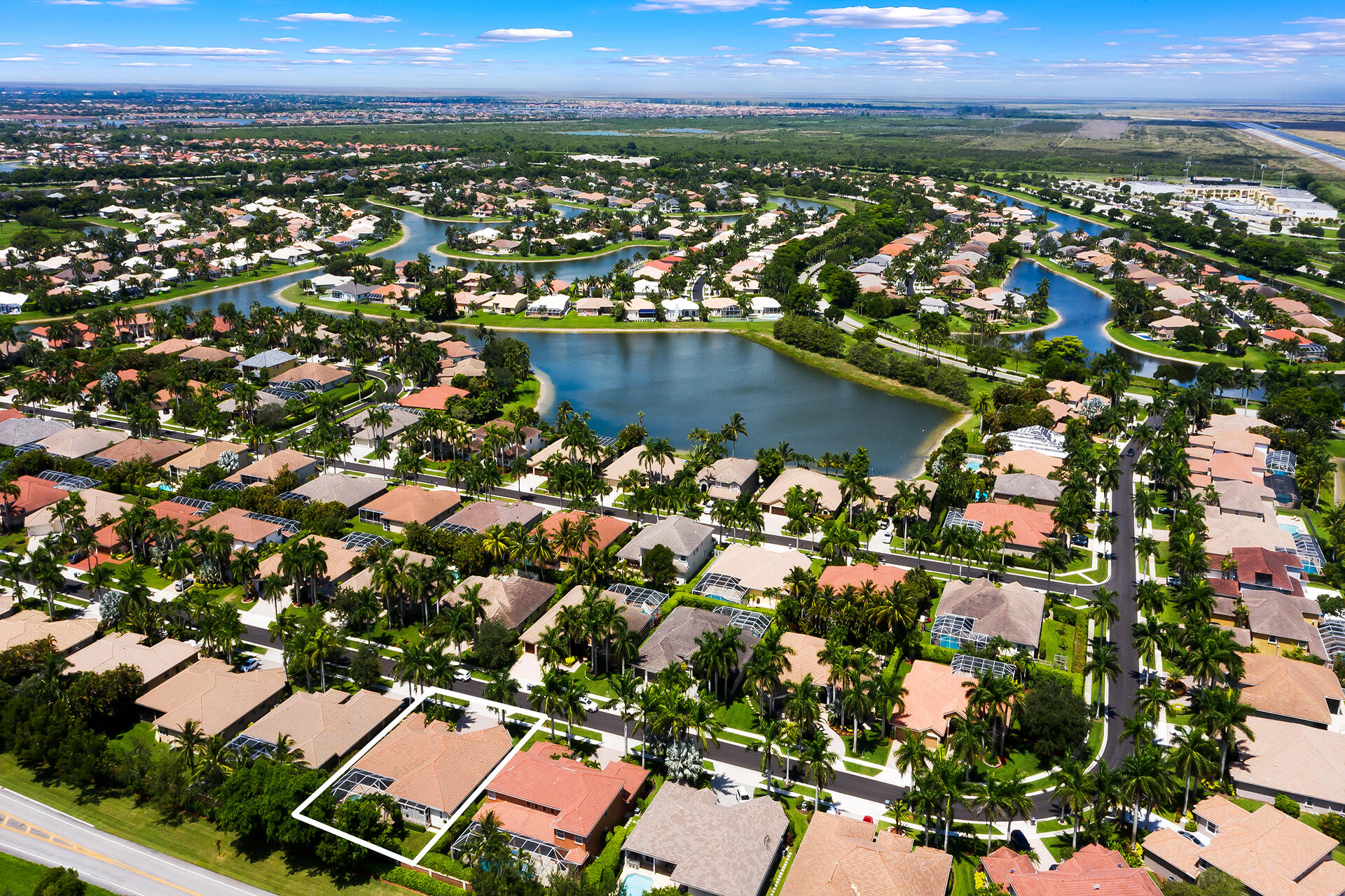 21246 Falls Ridge Way Boca Raton, FL 33428 - Photo 7 of 8 Aerial