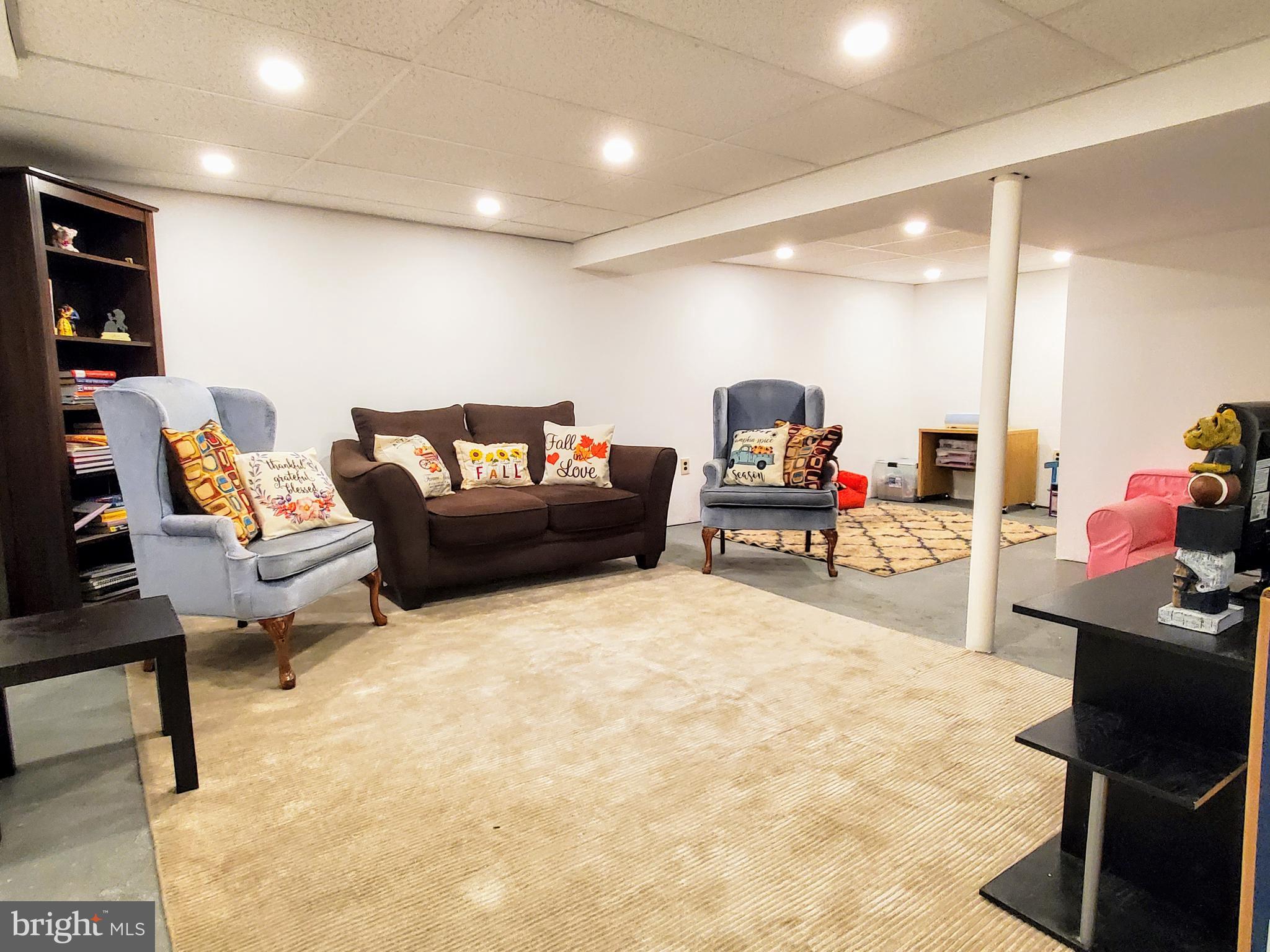 206 Rolling Road Broomall, PA 19008 - Photo 29 of 31 Finished Basement w/ Powder Room