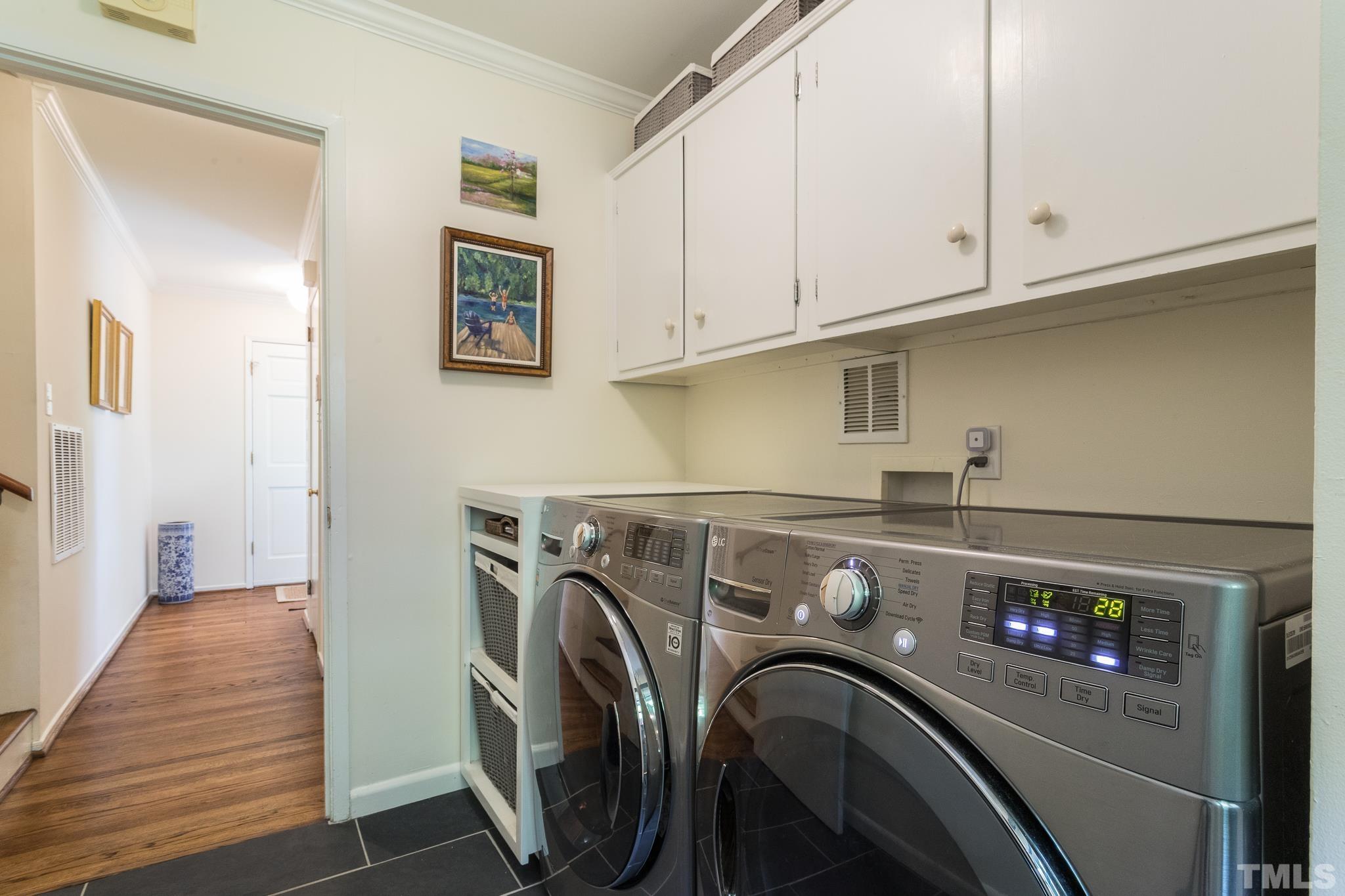 3431 Churchill Road Raleigh, NC 27607 - Photo 37 of 47 a utility room with dryer and washer