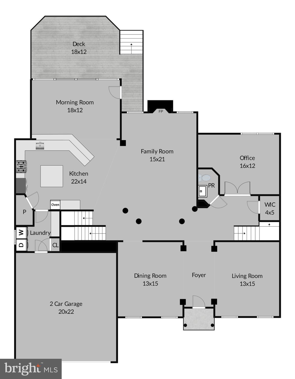 44369 Stone Roses Circle Ashburn, VA 20147 - Photo 43 of 45 Floor Plan - Main Level