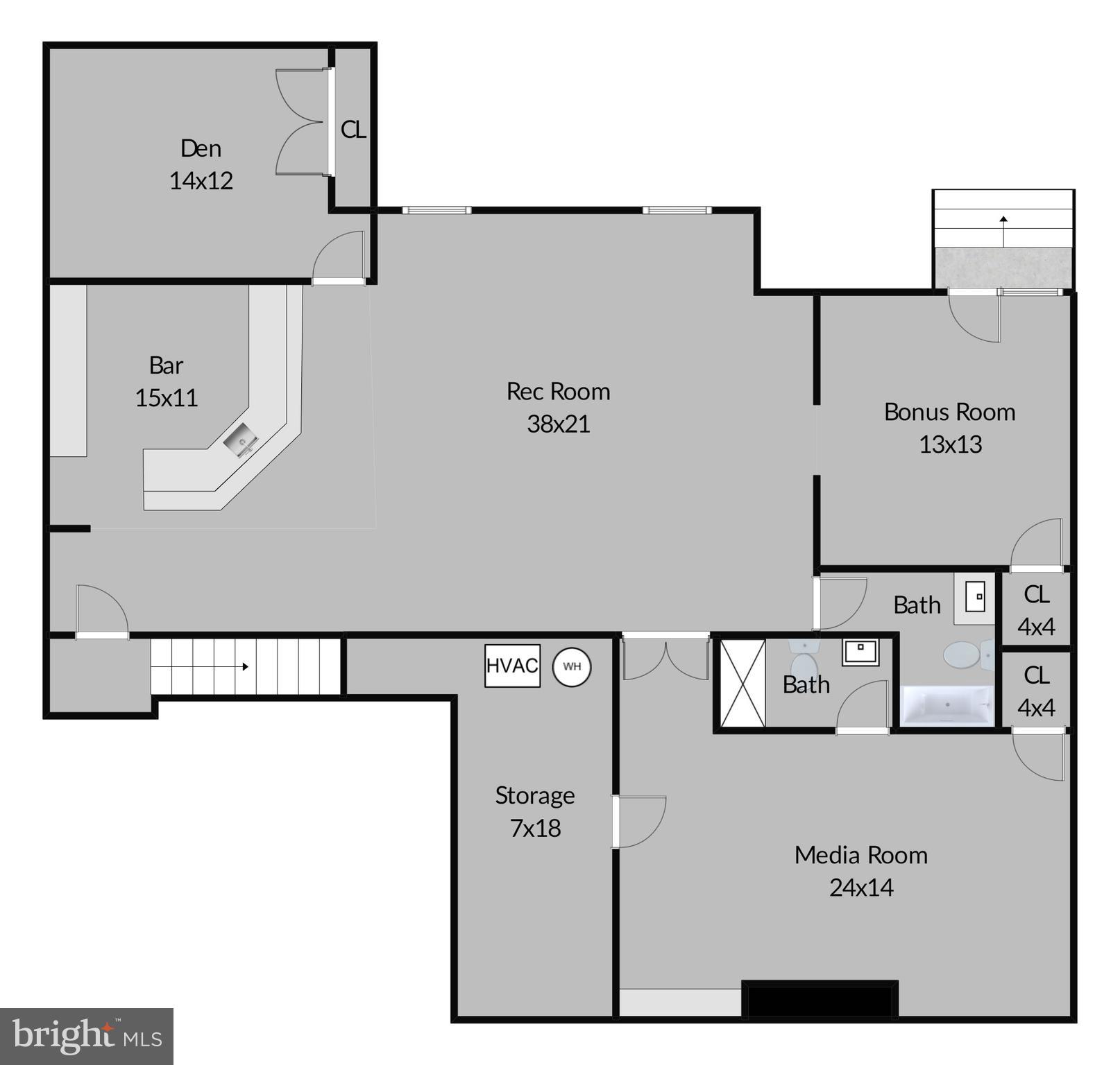 44369 Stone Roses Circle Ashburn, VA 20147 - Photo 45 of 45 Floor Plan - Lower Level