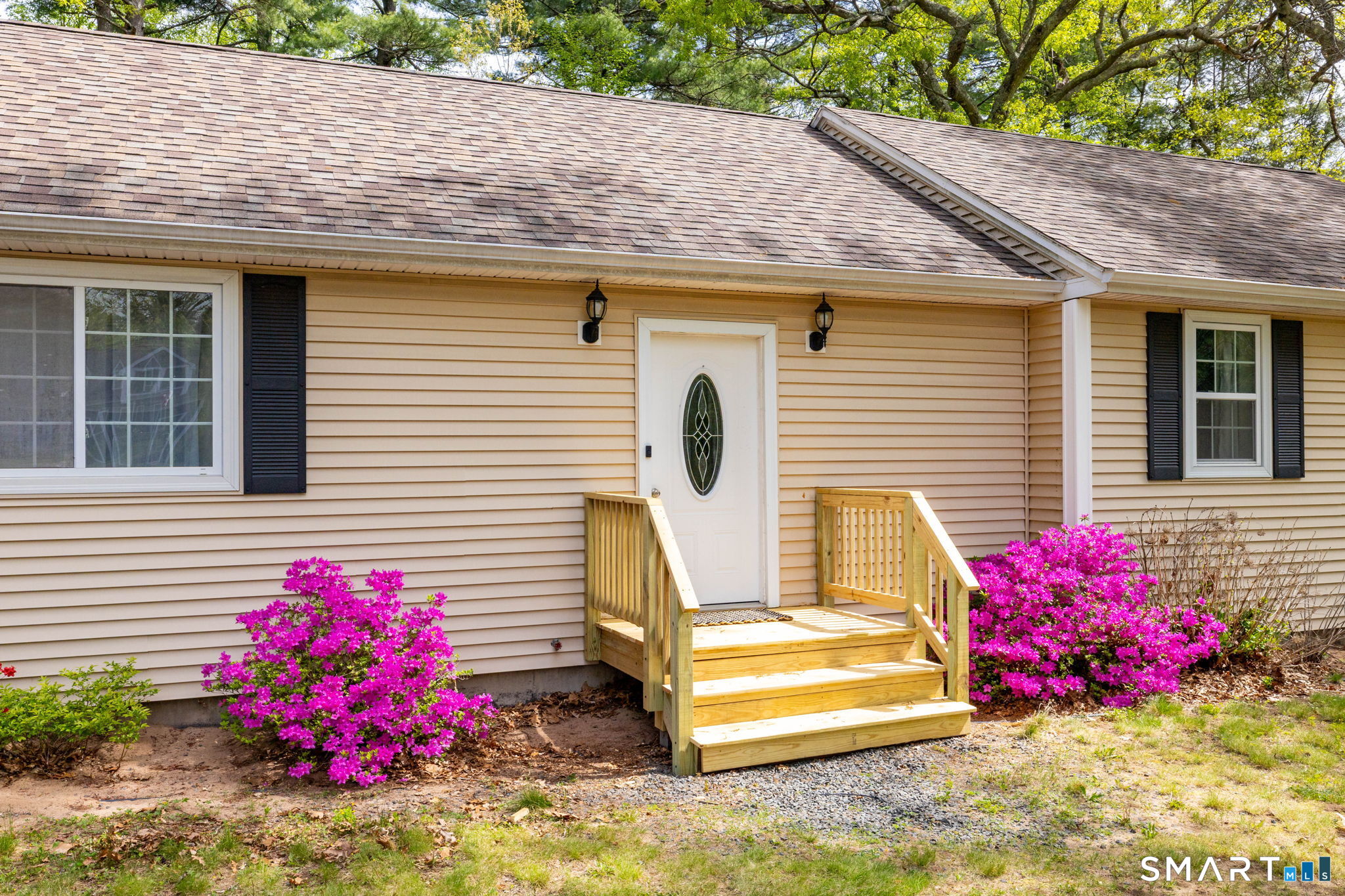 29 Old Simsbury Road Granby, CT 06035 - Photo 4 of 34 New steps and bright azaleas welcome you home!