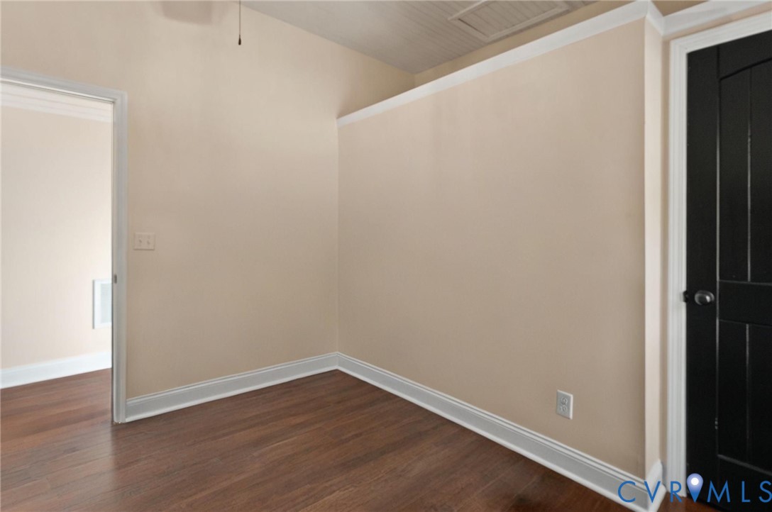 467 Blundon Road Reedville, VA 22539 - Photo 25 of 35 a view of an empty room with wooden floor