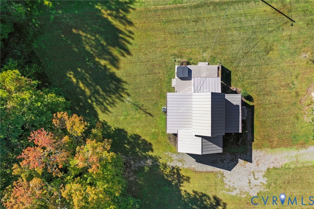 467 Blundon Road Reedville, VA 22539 - Photo 35 of 35 a aerial view of a house with a yard