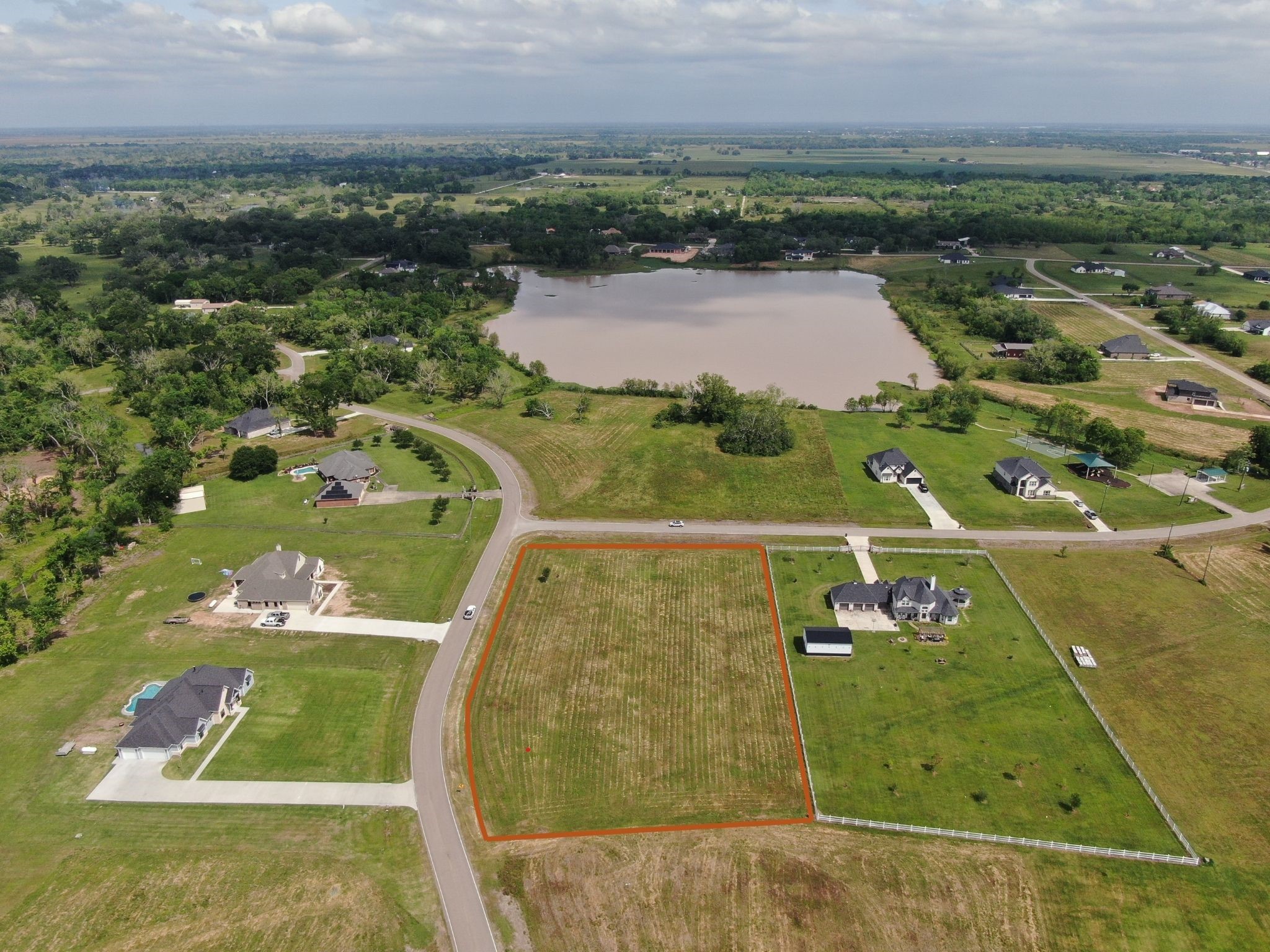 443 Lakeview Drive Angleton, TX 77515 - Photo 2 of 12 an aerial view of a pool