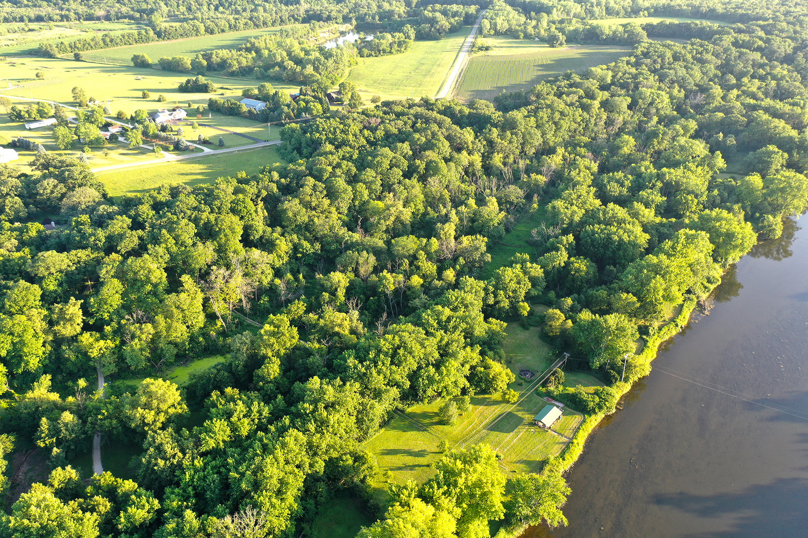 1 North 4201st Road Sheridan, IL 60551 - Photo 7 of 15 a view of a lake with a houses