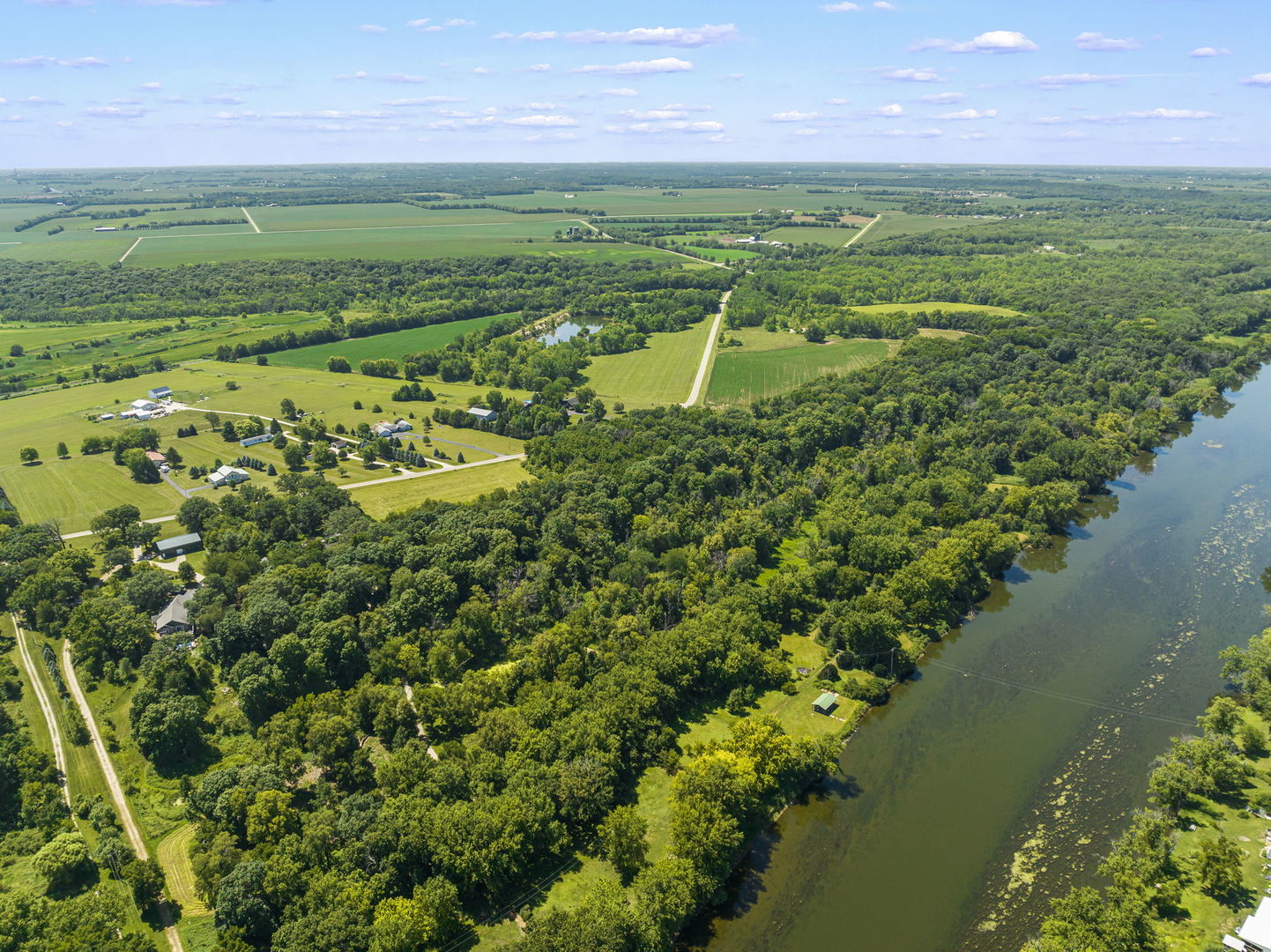 1 North 4201st Road Sheridan, IL 60551 - Photo 8 of 15 a view of a lake with a yard