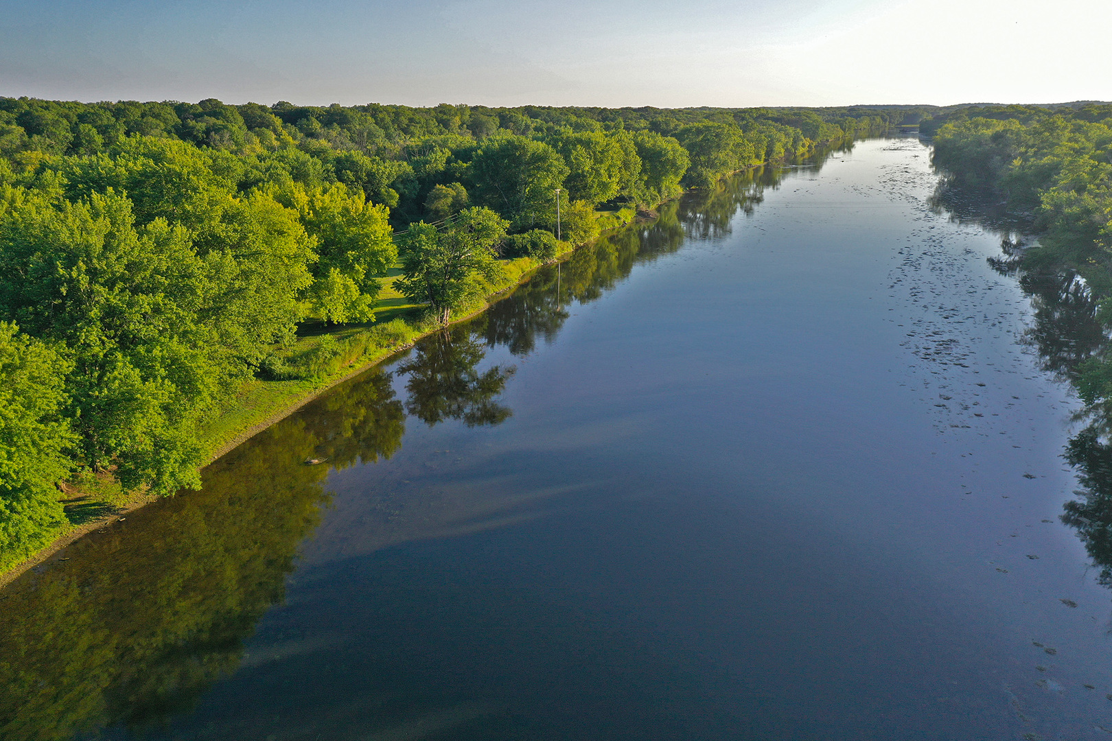 1 North 4201st Road Sheridan, IL 60551 - Photo 9 of 15 a view of a lake with a yard