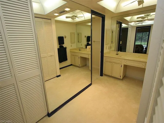 a room with furniture and a window