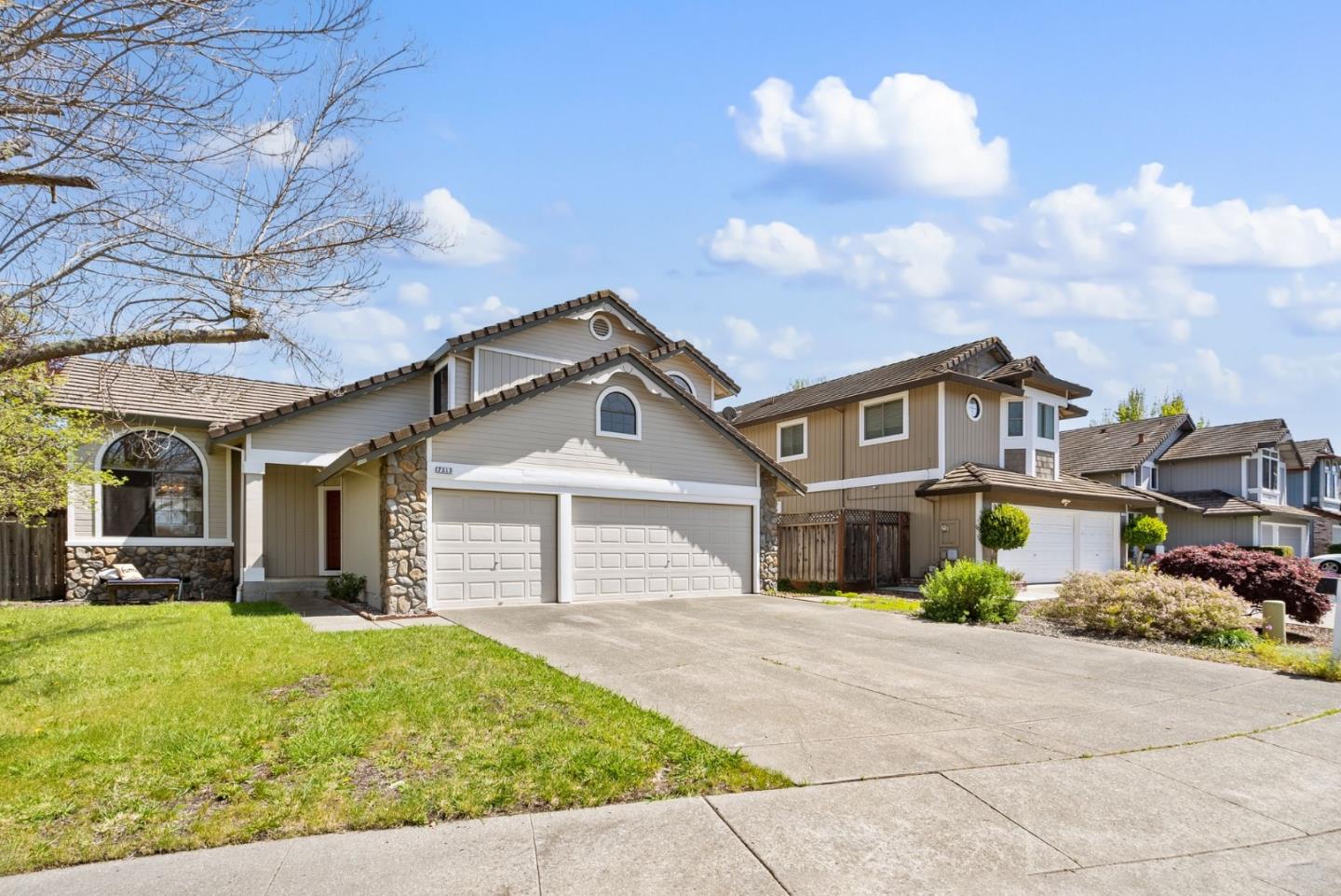 7313 Rasmussen Way Rohnert Park, CA 94928 - Photo 1 of 1 a front view of a house with garden