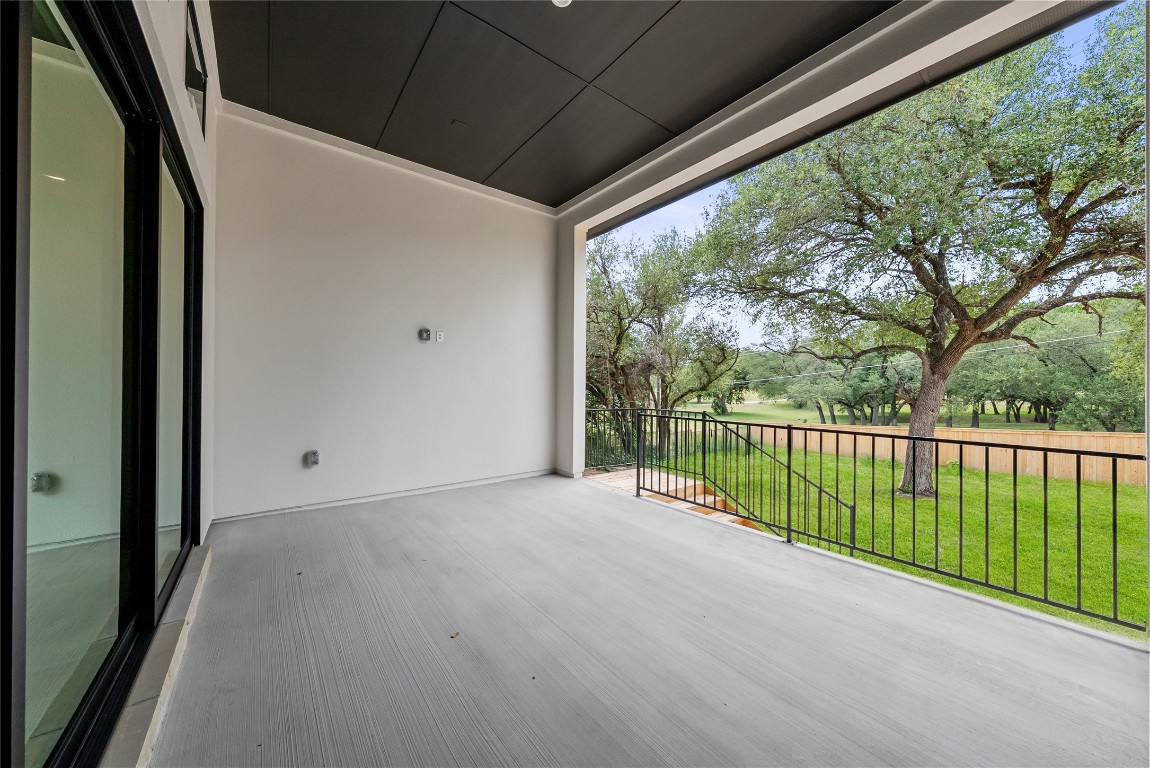 1304 Novara Trail Leander, TX 78641 - Photo 16 of 25 a view of a balcony with trees