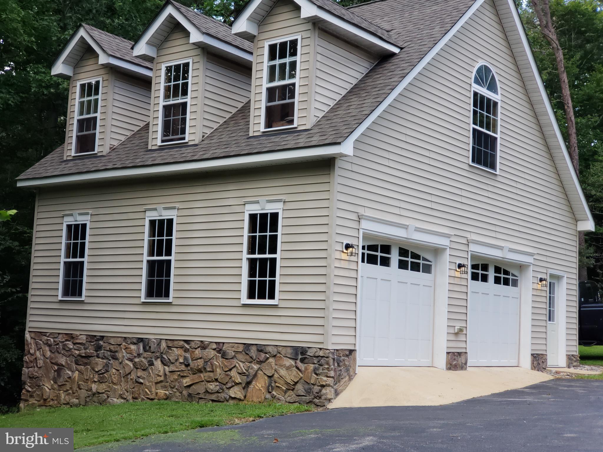 1321 Emmanuel Church Road Huntingtown, MD 20639 - Photo 3 of 30 2.5 car detached garage plus bonus room above