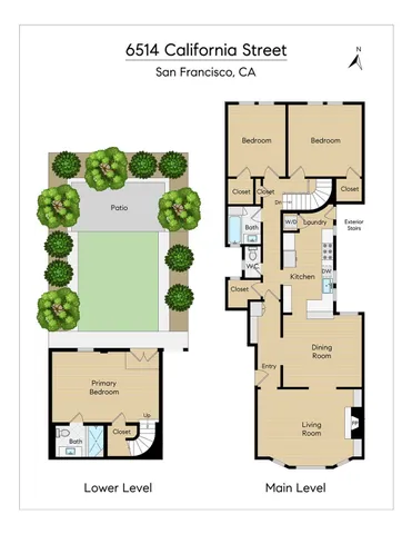 $1,595,000 | 6514 California Street, San Francisco, CA 94121