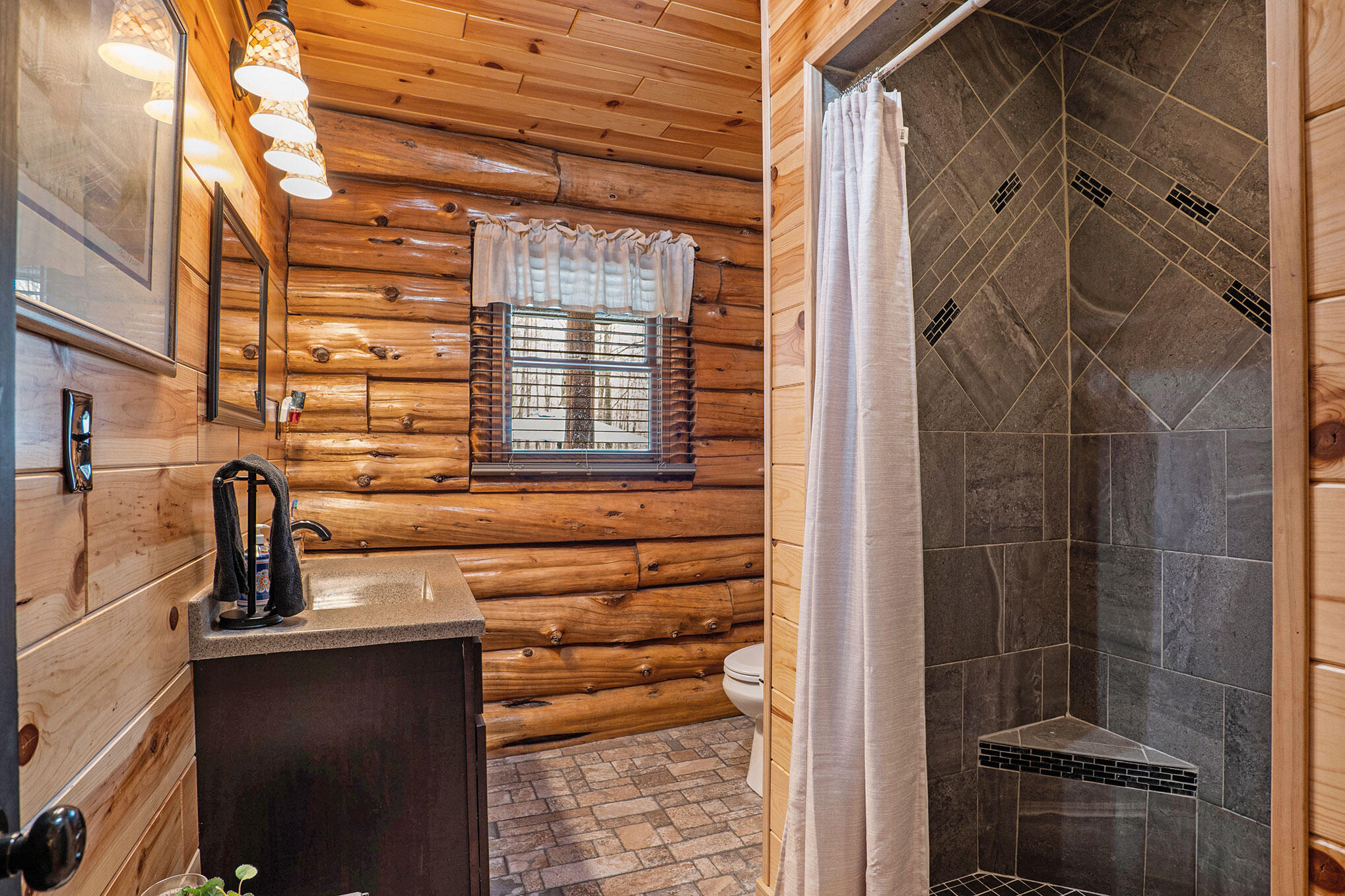 22378 2 Mile Road Morley, MI 49336 - Photo 15 of 26 22375 2 Mile Rd Log Home Clint MAki 616-