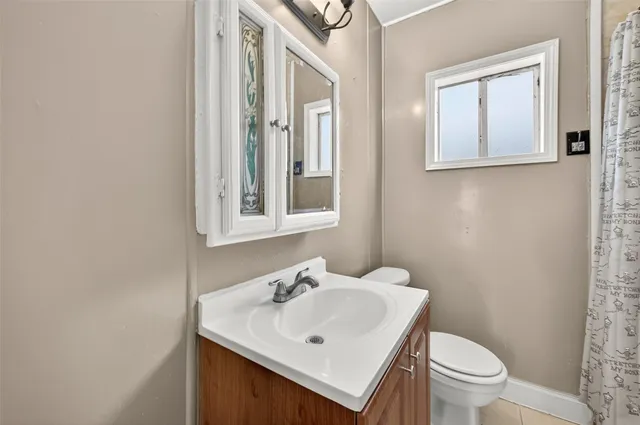 a bathroom with a sink and a toilet